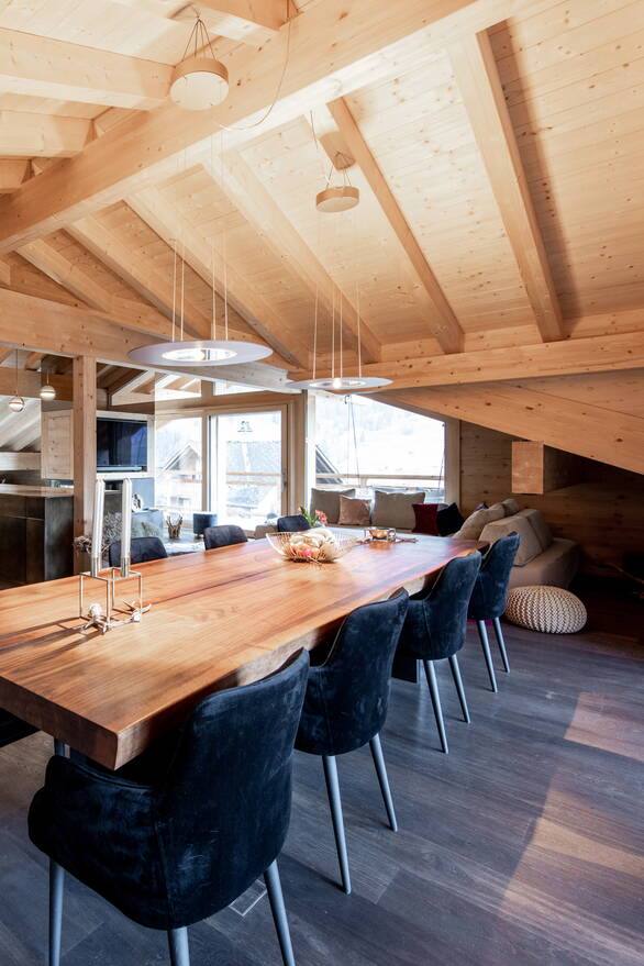 Essbereich Mehrfamilienhaus | Planart Grindelwald